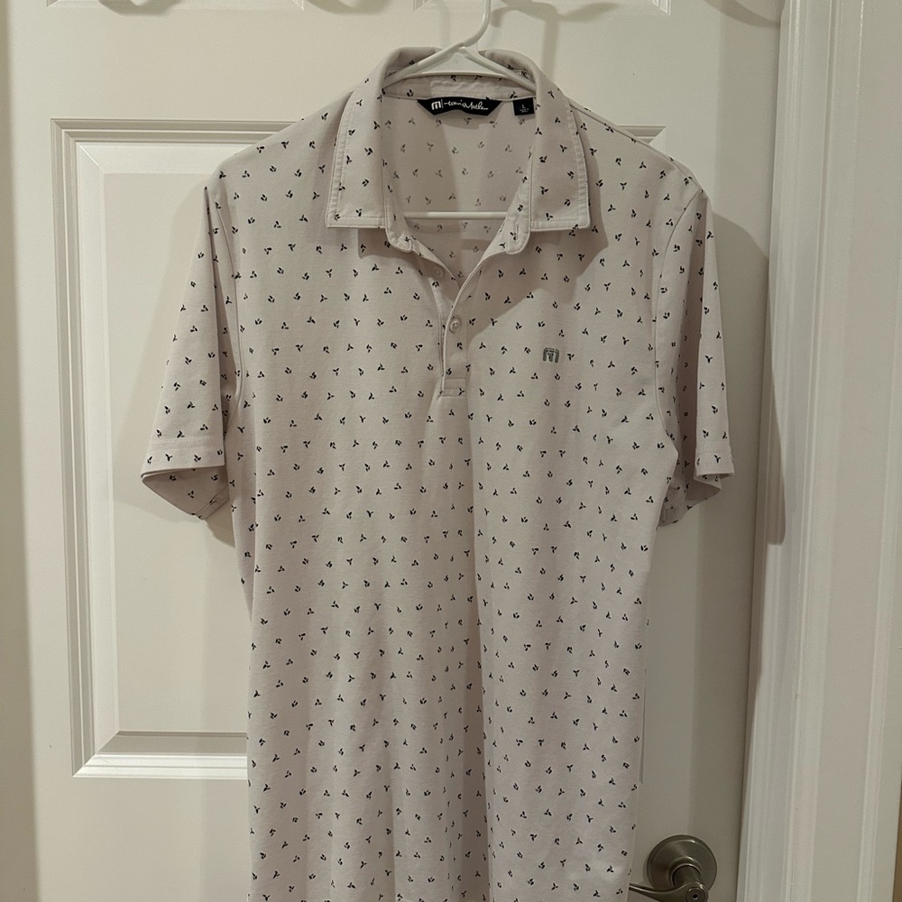 Travis Mathew’s Men's White Golf Shirt